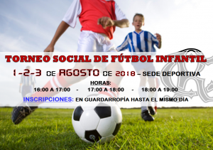Torneo Social fútbol Infantil 2018 @ Sede Deportiva
