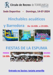 HINCHABLES ACUÁTICOS/BARREDORA @ Sede Deportiva
