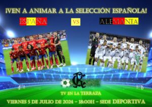 PARTIDO ESPAÑA-ALEMANIA @ Sede Deportiva