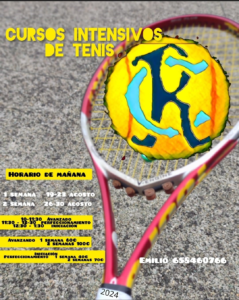 CURSOS INTENSIVOS TENIS @ Sede Deportiva