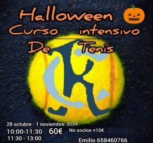 CURSO INTENSIVO TENIS HALLOWEEN @ Sede Deportiva