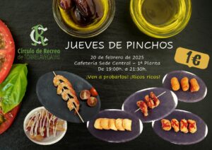 JUEVES DE PINCHOS 20-02-2025 @ Sede Central