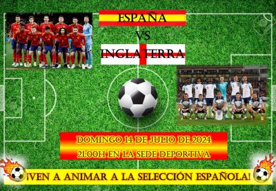 CARTEL ESPAÑA INGLATERRA domingo 14 julio 2024