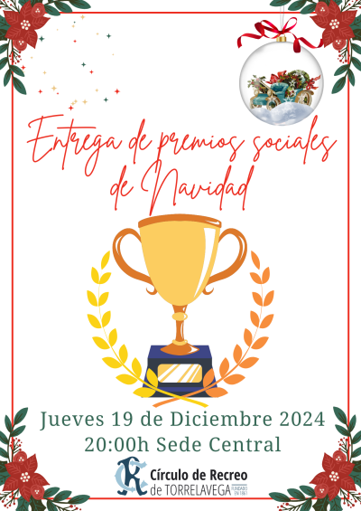 ENTREGA PREMIOS SOCIALES NAVIDAD 2024