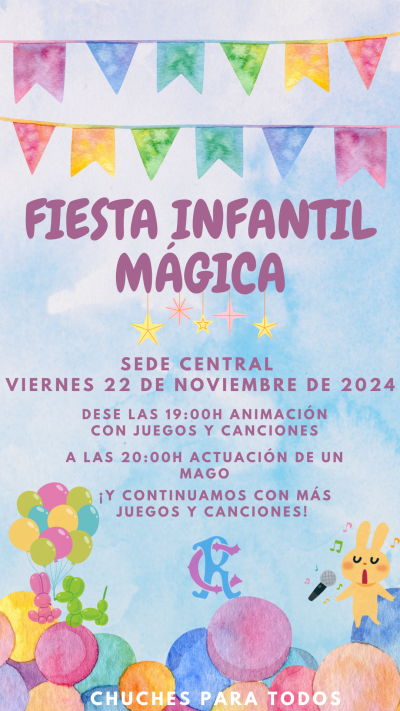 FIESTA INFANTIL MAGICA 22-11-2024