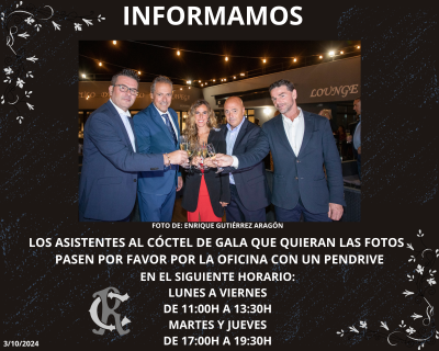 INFORMAMOS FOTOS CÓCTEL GALA 2024