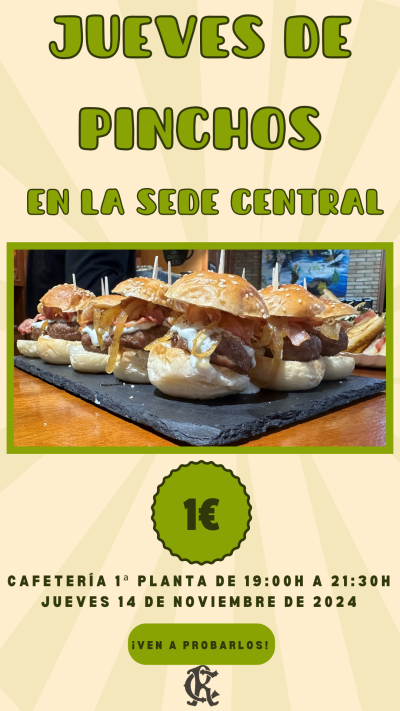 JUEVES DE PINCHOS 14-11-24