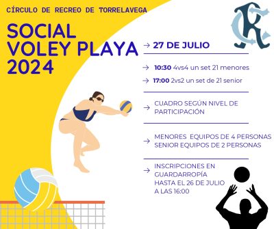 SOCIAL VOLEY PLAYA 2024